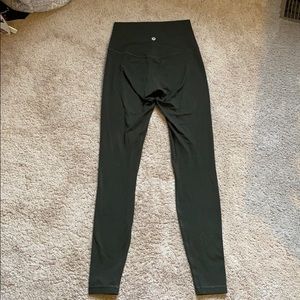 lululemon olive green aligns